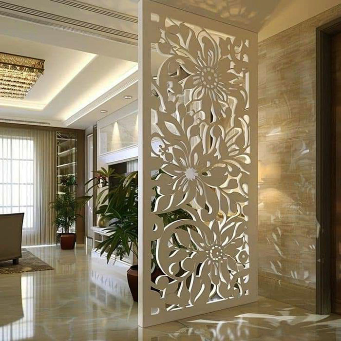 Mẫu vách ngăn phòng khách đẹp